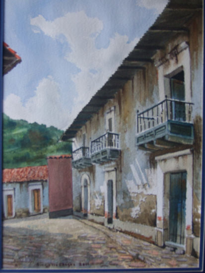 balcones Óleo Lienzo Paisaje