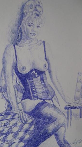 Desnudo en azul!!!