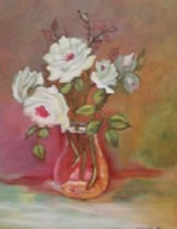 Rosas Others Canvas Floral Painting