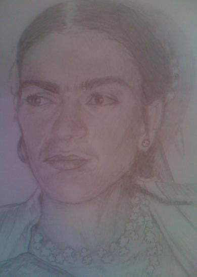 La maestra Khalo!!! Pencil