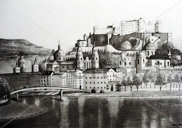 Palacio de HohenSalzburg Pencil