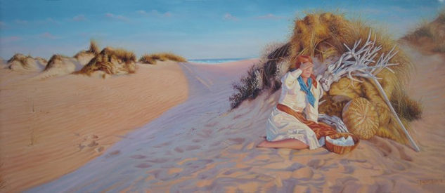 Descanso en las Dunas Oil Canvas Landscaping