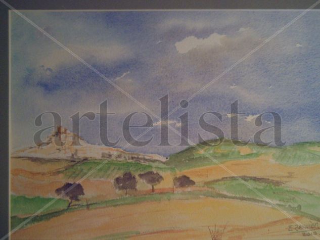 paisaje andalou 01 Watercolour Paper Landscaping