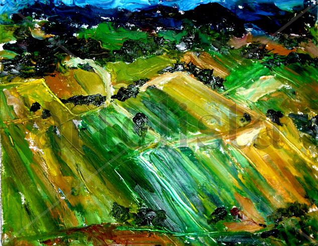 En el cielo IV, 2010 Oil Canvas Landscaping