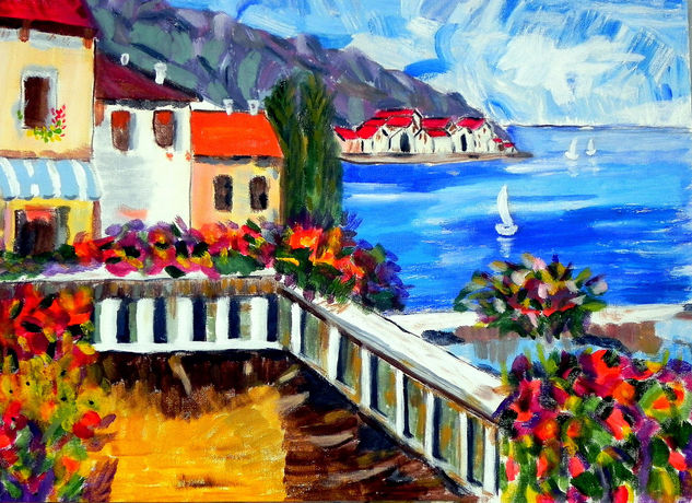 paisaje mediterraneo,rèplica Oil Canvas Landscaping