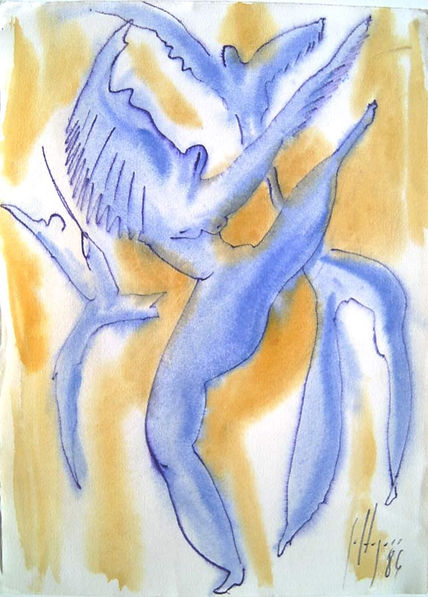 Bailarines alados