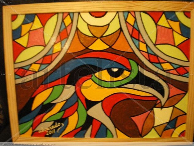 AGUILA IMPERIAL Acrylic Panel Figure Painting