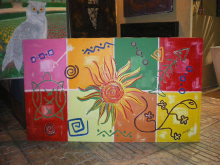 Abstracto solar