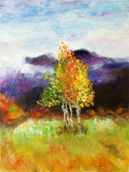 oniric mountain Oil Canvas Landscaping