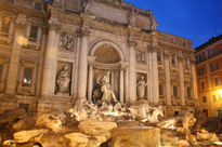 Fontana de trevi noche