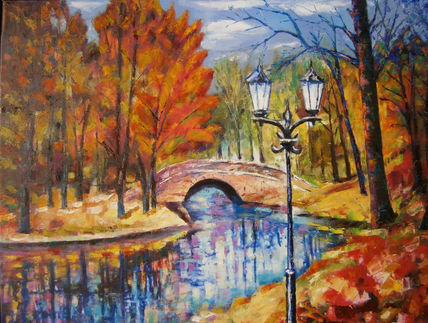 Puente con farola