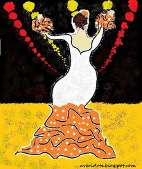 Mujer Flamenca