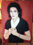 michael jackson, King of Pop oil painting, michael jackson retrato oleo