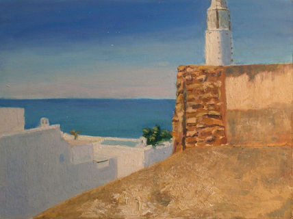 Paisaje con faro