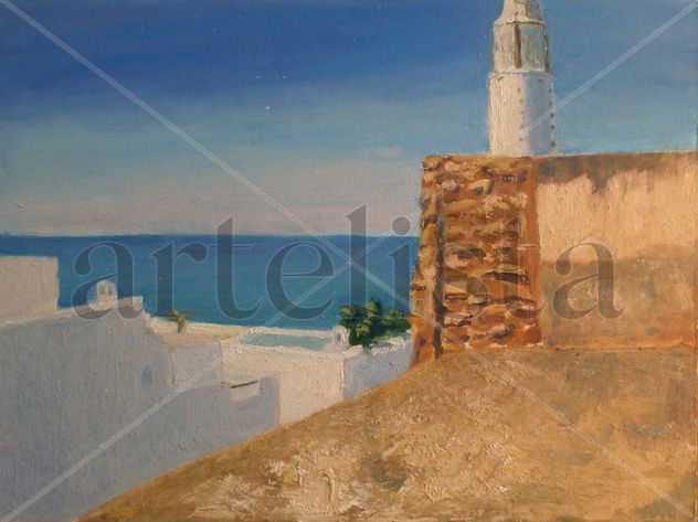 paisaje con faro