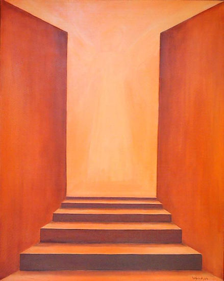 La puerta del paraíso Oil Canvas Marine Painting