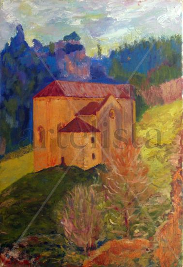 ermita san bartolomé Oil Canvas Landscaping