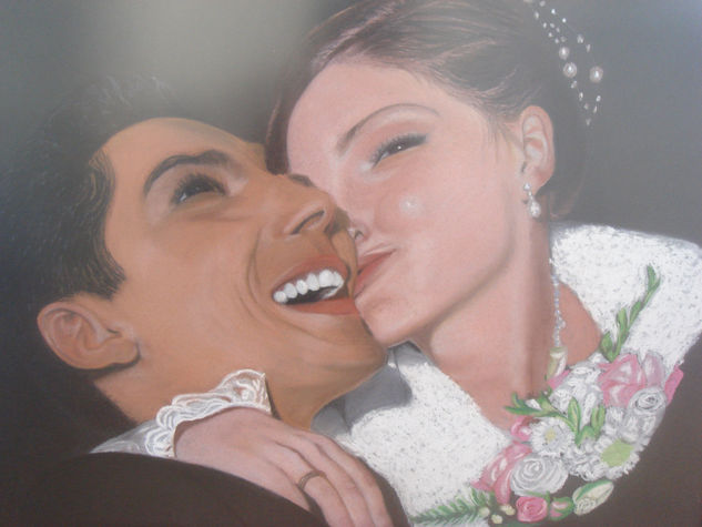 retrato pareja Oil Canvas Landscaping