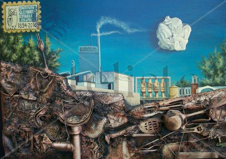" obra oculta "