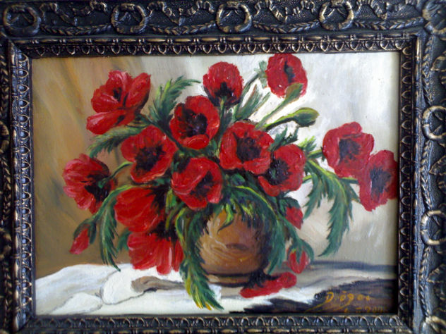red flowers