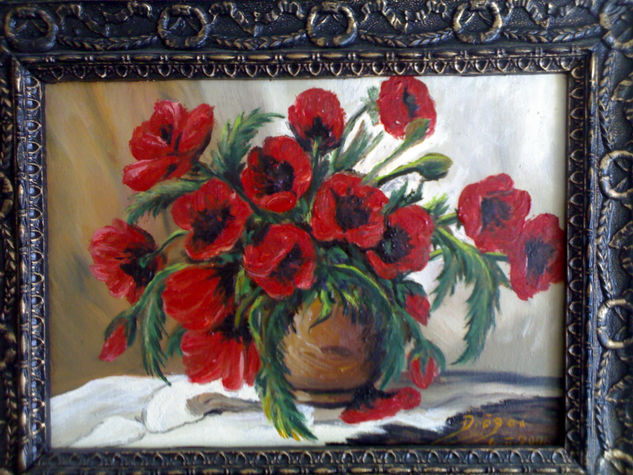 red flowers 