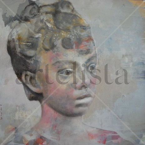 Niña en rosa
