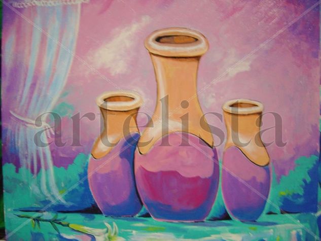 jarrones Oil Canvas Still Life Paintings