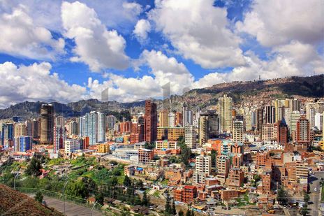 Edificios en La Paz