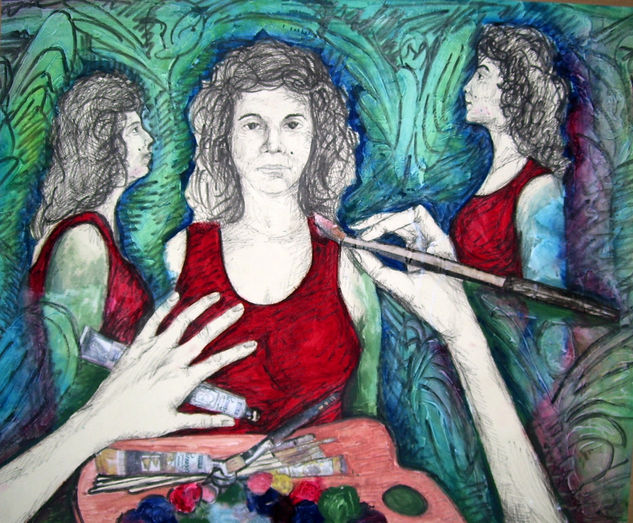 autoretrato,silueta 