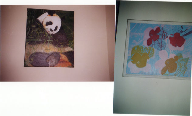 flowers y oso panda