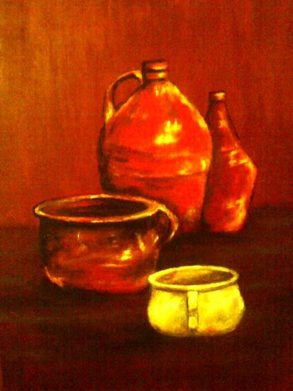 cacharros Oil Canvas Still Life Paintings