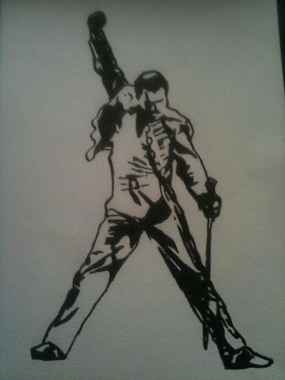 Freddie Mercury Tinta