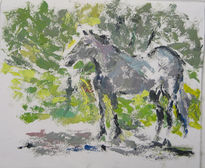 Caballo gris