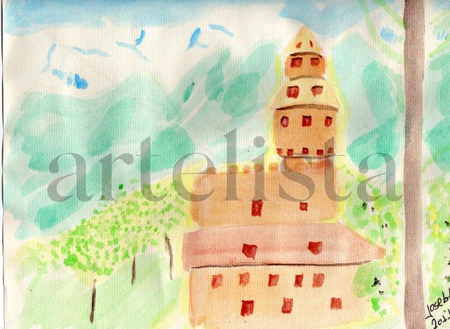 castillo1 Watercolour Card Landscaping