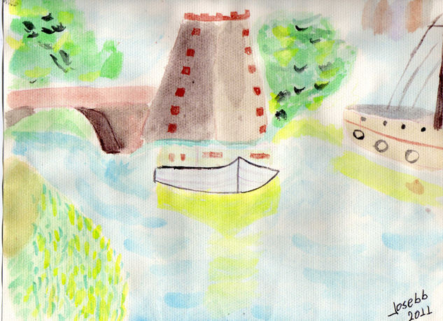 rio1 Watercolour Card Landscaping