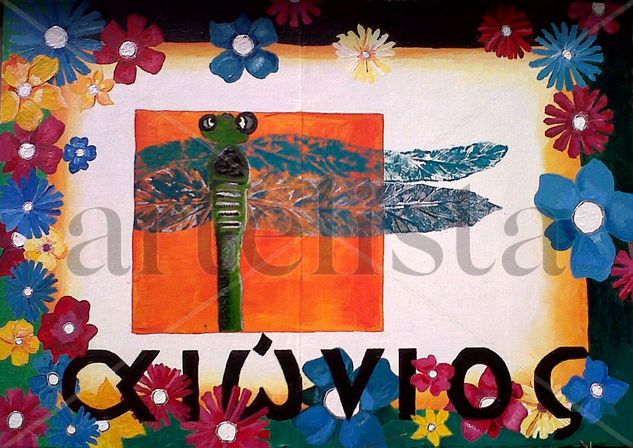 sin titulo Acrylic Canvas Animals