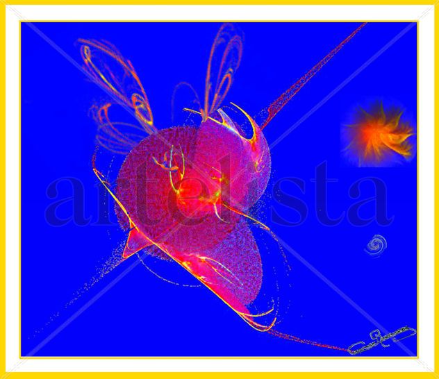 COLISION  DE   GALAXIAS LEJANAS