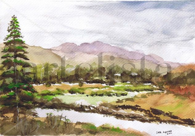 Un poco de todo Watercolour Paper Landscaping