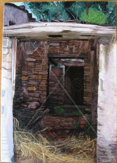 Ruinas Oil Canvas Landscaping