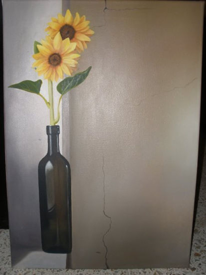 Girasoles Oil Canvas Still Life Paintings