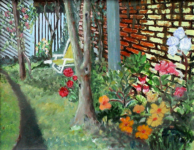 mi jardín Oil Canvas Landscaping