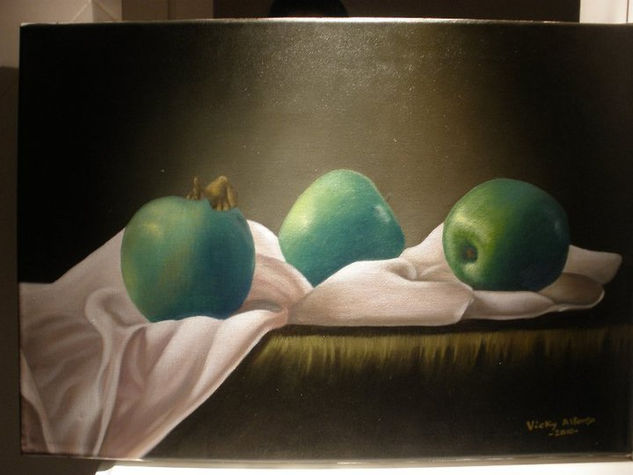 Alineadas Oil Canvas Still Life Paintings