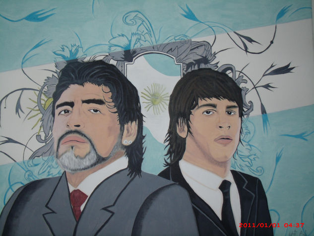 idolos Acrylic Canvas Portrait