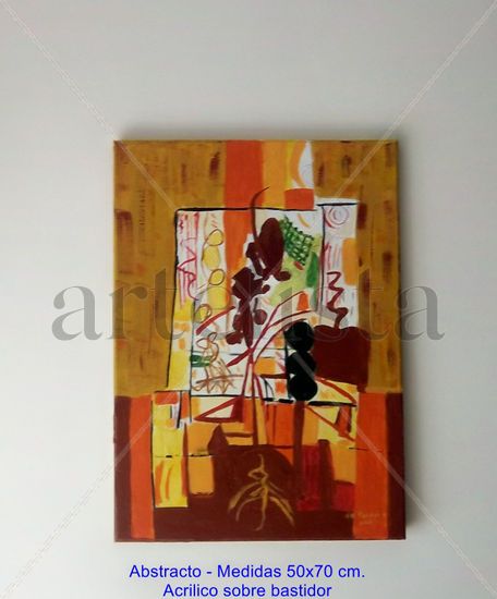 Abstracto texturado Acrylic Canvas Others