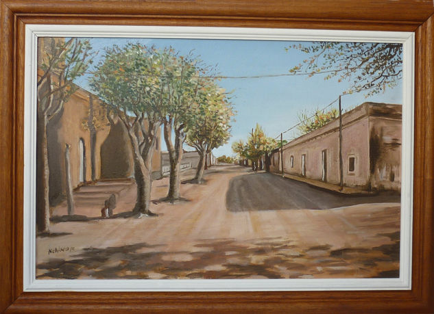 San Pedro Norte, Córdoba Oil Canvas Landscaping