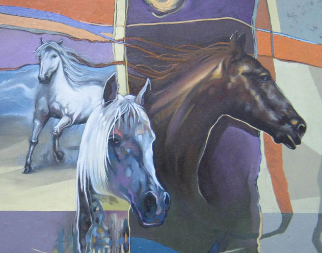 Caballos en su tinta