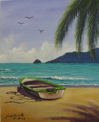 el  bote Acrylic Canvas Landscaping