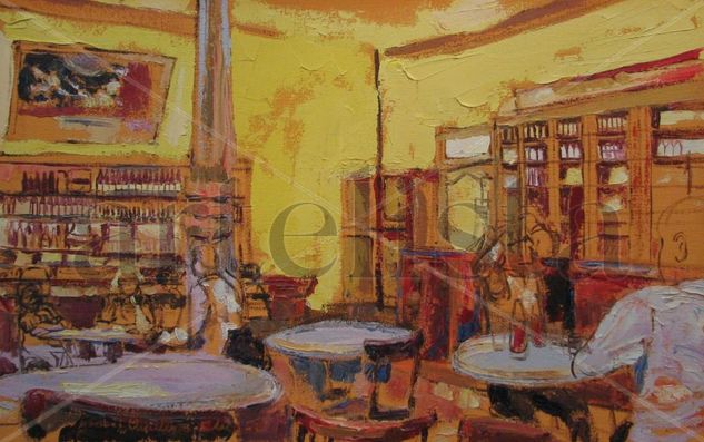 Taberna Cordano, Lima-Perú Oil Canvas Landscaping