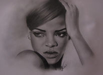 RIHANNA`s portrait