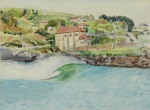 Mundaka Acrylic Paper Marine Painting